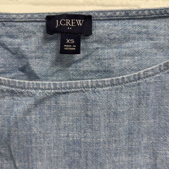 J. Crew Blue Women's Top Size XS - NEVER WORN - Long Sleeve Top - Picture 2 of 3